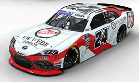 Connor Mosack's car is sponsored by FW Webb.