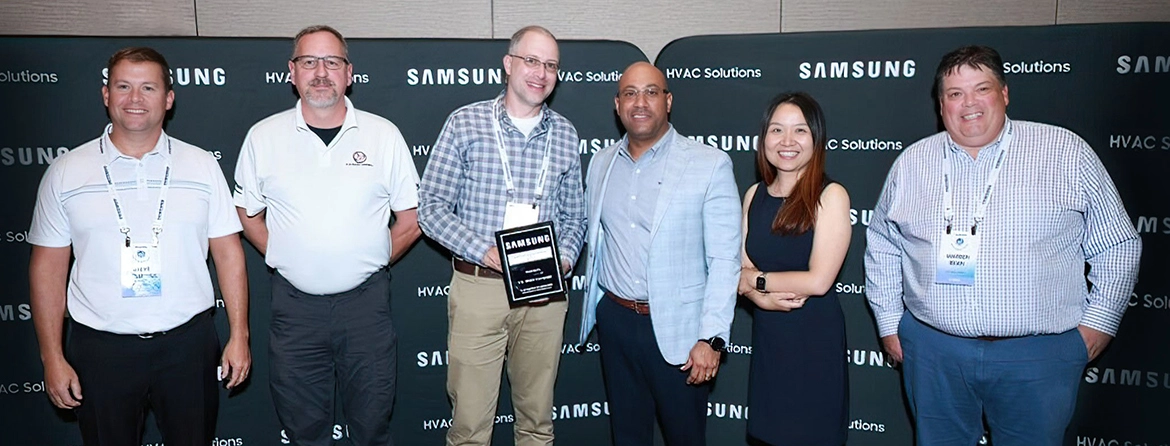 F.W. Webb Company Honored with Samsung’s Training Excellence Award for HVAC